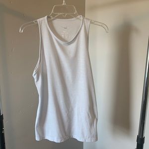Nike Womens Small light blue gray heathered Dri-Fit tank